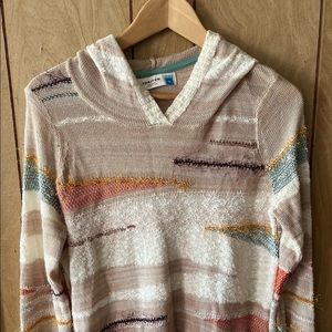 Sparrow Multicolor Striped Sweater Unique M could be worn as S